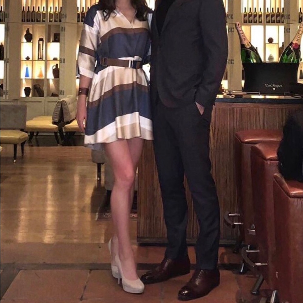 Network dress - has 2 spots (in the 3rd picture)